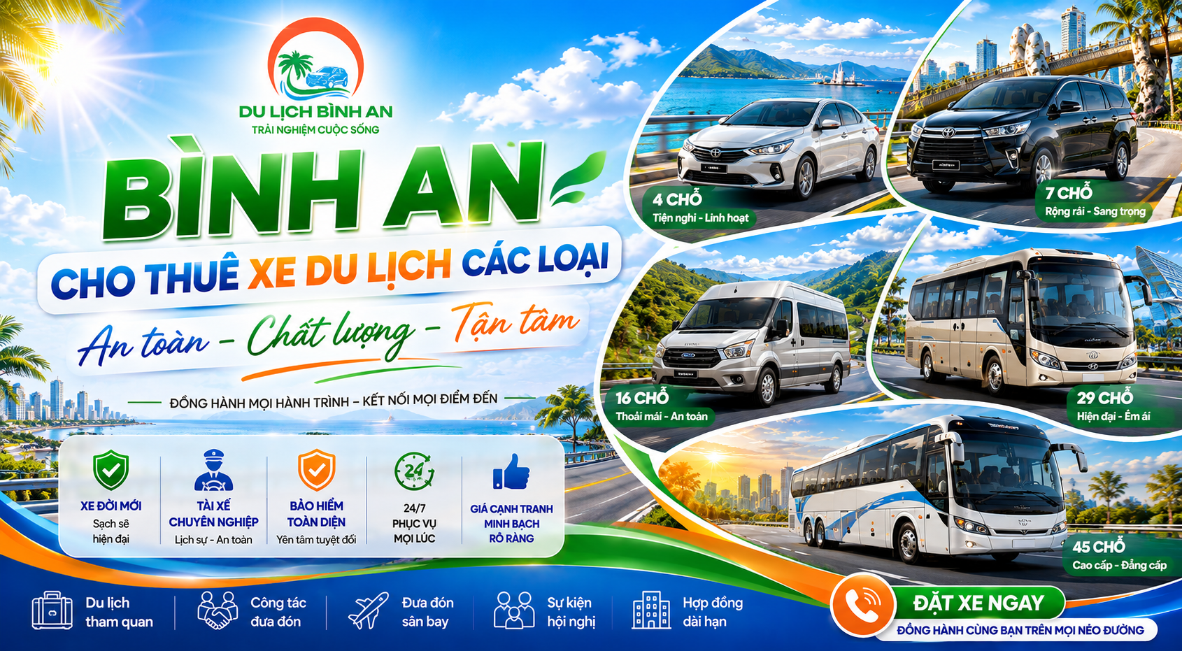 Cho thuê xe du lịch